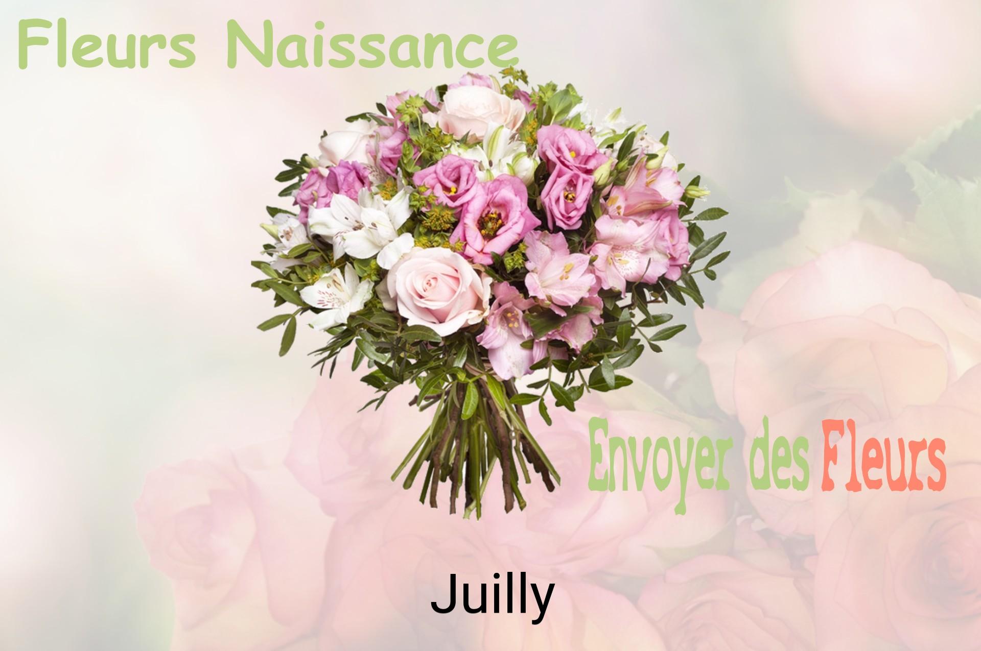 Bouquet de fleurs de naissance livré à Juilly